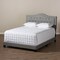 Baxton Studio Emerson Modern Light Grey Upholstered Full Size Bed 136-7445 - alternate 7